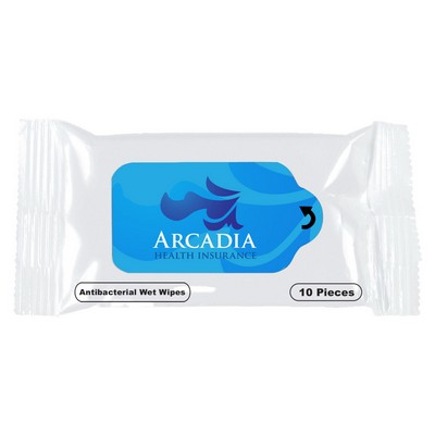 Antibacterial Wet Wipe Packet