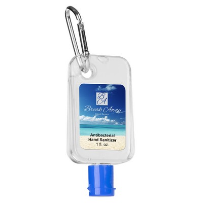 1 Oz. Hand Sanitizer With Carabiner